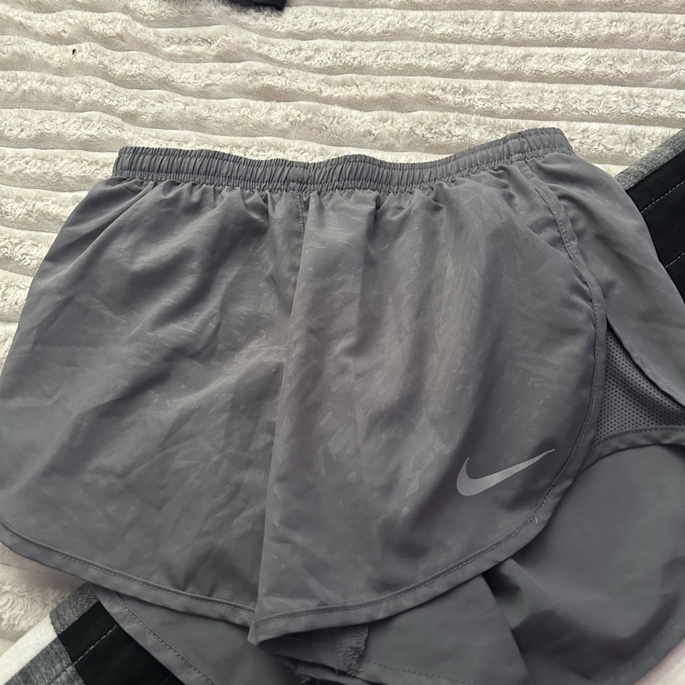 Nike Light Gray Running Shorts